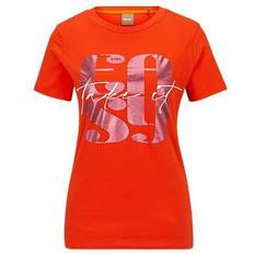 Hugo Boss Bomull - Dam T-shirts HUGO BOSS Dam t-shirt, Bright Orange821