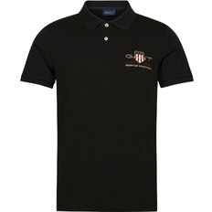 Gant Träningsplagg T-shirts & Linnen Gant Archive Shield Piqué Polo Shirt - Black