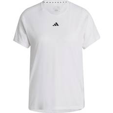 Adidas Dam - Polyester - Vita T-shirts adidas AEROREADY Train Essentials Minimal Branding Crewneck Tee White