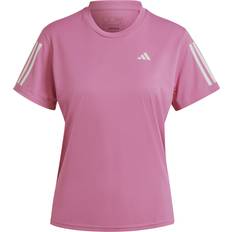 Adidas Dam - Polyester - Rosa T-shirts adidas Own the Run T-Shirt Prefuc