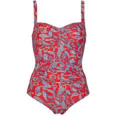 Missya Argentina Venice Swimsuit Wine red w Pattern
