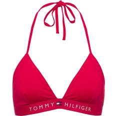 Tommy Hilfiger Dam Bikinis Tommy Hilfiger Fixed Foam Triangle Bikini Top - Primary Red