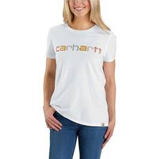 Carhartt Dam T-shirts & Linnen Carhartt Women's Multi Logo T-shirt - White