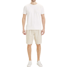 Knowledge Cotton Apparel Fig Loose Linen Shorts - Light Feather Grey