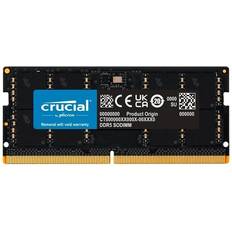 5600 MHz - SO-DIMM DDR5 RAM minnen Crucial SO-DIMM DDR5 5600MHz 32GB (CT32G56C46S5)