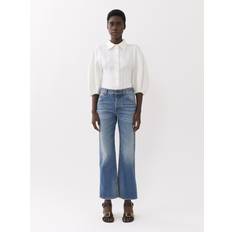 Chloé Dam Jeans Chloé Fuego cropped bootcut jeans Blue 87% Cotton, 13% Hemp