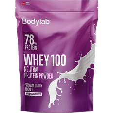 B-vitaminer Proteinpulver Bodylab Whey 100 Neutral 1kg