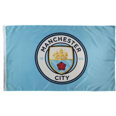 Supporterprylar Premiership Soccer Manchester City Crest Flag