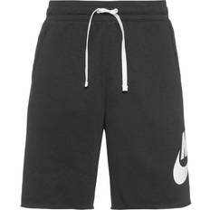 Viskos Shorts Nike Men's Club Alumni French Terry Shorts - Black/White