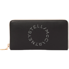 Stella McCartney Logo Continental Wallet - Black