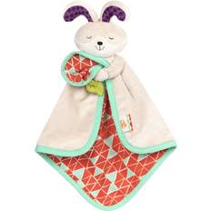 Playgro B. toys Babyleksak snuffelhandduk kanin – supermjuk gosehandduk och mjuk leksak kanin – första utrustning för spädbarn, pojkar och flickor från 0 månader