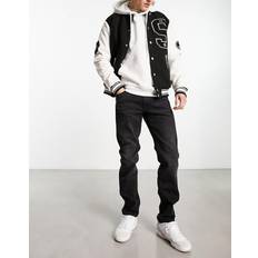 Lee – Daren – Svarta jeans regular fit med dragkedja gylfen-Svart/a