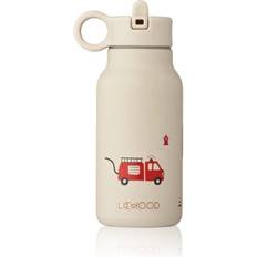 Liewood Vattenflaskor Liewood Falk Water Bottle 250 ml Dricksflaska för barn 1668 Emergency vehicle Sandy 250 ml