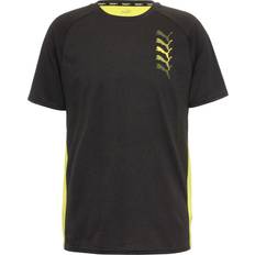 Herr - Viskos T-shirts Puma Fit Triblend Ul Short Sleeve T-shirt Yellow,Black Man