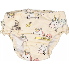 Geggamoja Badblöjor Geggamoja Baby's UV Swim Diaper - Unicorn Beige