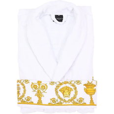 Versace Home Baroque cotton bathrobe white