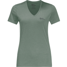 Jack Wolfskin Dam T-shirts & Linnen Jack Wolfskin Crosstrail T-shirt kortärmad T-shirt dam, Picnic Green