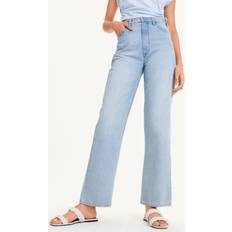DKNY Dam Byxor & Shorts DKNY Jeans Women's Straight-Fit Wide-Leg Jeans Tidal Blues Wash Tidal Blues Wash