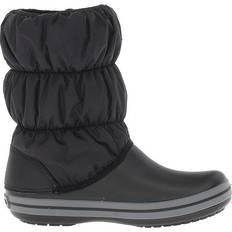 45 ⅓ - Dam Ankelboots Crocs Winter Puff Boot - Black/Charcoal