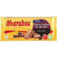 Marabou Ananas Choklad Marabou Lakrits, Hallon & Caramel 185g 1pack