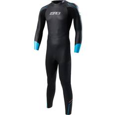 Flatlock Vattensportkläder Zone3 Aspect Breaststroke Wetsuit 2023-BLACK/BLUE-XL