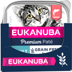 Eukanuba Katter - Koppar Husdjur Eukanuba Cat Grain Free Adult Salmon Paté 12x85g