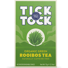 Tick Tock Te Tick Tock Organic Rooibos Green Tea 72g 40st
