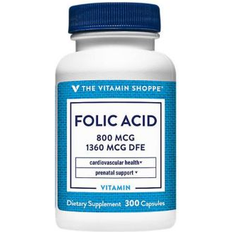 The Vitamin Shoppe Folic Acid Prenatal & Cardiovascular Support 800 Mcg