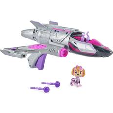 Leksaksfordon Spin Master Paw Patrol The Mighty Movie Transforming Rescue Jet with Skye Mighty Pups