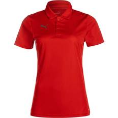Dam - Röda Pikétröjor Puma TeamLIGA Sideline Poloshirt Damen