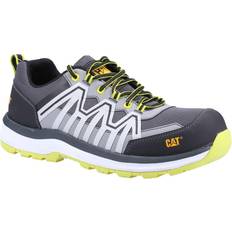 Caterpillar Charge Safety Work Trainer Shoes Grey/Green