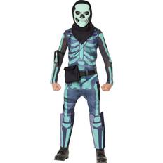 InSpirit Designs Fortnite Kids Green Skull Trooper Costume