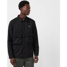 Fred Perry Jackor Fred Perry Utility Overshirt, Black