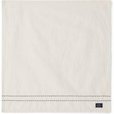 Lexington Cotton Linen Tygservett Vit (50x50cm)