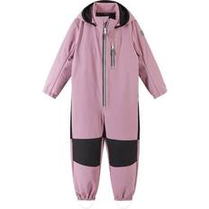 Softshelloveraller Barnkläder Reima Nurmes Softshelloverall, Grey Pink