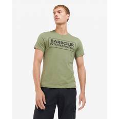 Barbour Gröna - Herr T-shirts & Linnen Barbour International Logo Crew Neck Tee Light Moss