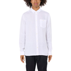 Knowledge Cotton Apparel Skjortor Knowledge Cotton Apparel Custom Fit Linen Shirt - Bright White