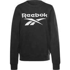 Reebok Dam Tröjor Reebok Identity Logo Fleece Crew Sweatshirt - Black