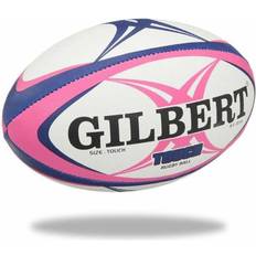 Rugby Gilbert Touch Rugby Ball - Pink/Blue