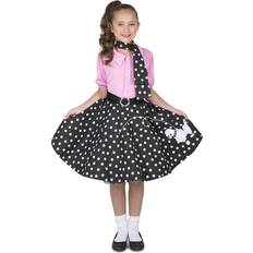 Karnival Costumes Sock Hop Girl's Cutie Black/Pink