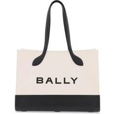 Bally Svarta Väskor Bally Tote Bags Bar Keep On Ew cream Tote Bags for ladies
