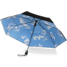 Totes Paraplyer Totes autoopen black & blue pattern umbrella