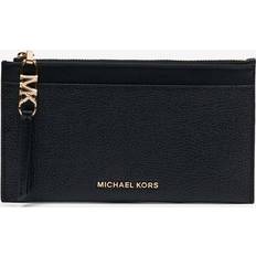 Michael Kors Korthållare Michael Kors MK Large Pebbled Leather Card Case - Black