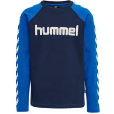Hummel Boy's T-shirt L/S - Lapis Blue (213853-8678)