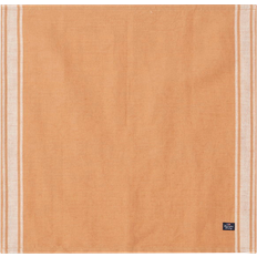 Lexington Tygservetter Lexington Linen Cotton Napkin Stripes Tygservett Beige (50x50cm)