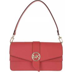 Michael Kors Shopping Bags Greenwich Medium Shoulder Bag Leather coral Shopping Bags ladies