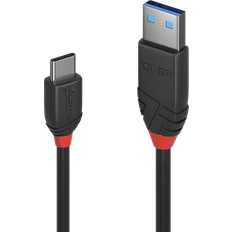 USB A-USB C - USB-kabel Kablar Lindy USB A - USB C M-M 0.5m