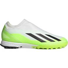 Adidas 47 ⅓ - Herr - Turf (TF) Fotbollsskor adidas X Crazyfast.3 Laceless Turf M - Cloud White/Core Black/Lucid Lemon