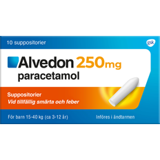 Alvedon Alvedon 250mg 10 st Stolpiller