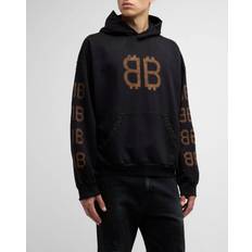 Balenciaga Crypto cotton jersey hoodie black